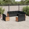 Image de vidaXL Salon de Jardin avec Coussins 7 pcs, Canapés et Table de Terrasse, Ensemble de Meubles d'Extérieur Patio, Moderne, 3257667