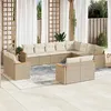 Image de vidaXL Salon de Jardin avec Coussins 12 pcs, Canapés avec Pieds Réglables, Ensemble de Meubles d'Extérieur Patio Terrasse, 3250464