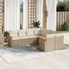 Image de vidaXL Salon de Jardin avec Coussins 8 pcs, Canapés de Terrasse, Ensemble de Meubles de Patio, Mobilier d'Extérieur, Beige 3258957