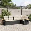 Image de vidaXL Salon de Jardin avec Coussins 5 pcs, Canapés de Terrasse, Ensemble de Meubles de Patio, Mobilier d'Extérieur, Noir 3259186