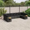 Image de vidaXL Salon de Jardin avec Coussins 13 pcs, Canapés et Table de Terrasse, Ensemble de Meubles d'Extérieur Patio, Moderne, 3225381