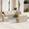 Image de vidaXL Salon de Jardin avec Coussins 8 pcs, Canapés de Terrasse, Ensemble de Meubles de Patio, Mobilier d'Extérieur, Beige 3260126