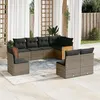 Image de vidaXL Salon de Jardin avec Coussins 8 pcs, Canapés de Terrasse, Ensemble de Meubles de Patio, Mobilier d'Extérieur, Gris 3260128