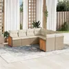 Image de vidaXL Salon de Jardin avec Coussins 8 pcs, Canapés de Patio, Ensemble de Meubles, Mobilier de Terrasse Extérieur, Beige 3260637