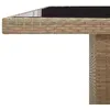 Image de Salon de jardin vidaxl 11 pieces beige resine tressee 240 x 90 x 75 cm