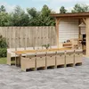 Image de vidaXL 13-delige Tuinset met kussens poly rattan beige3277719