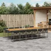 Image de vidaXL 13-delige Tuinset met kussens poly rattan grijs3278077