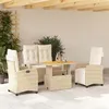 Image de vidaXL Ensemble à Manger de Jardin avec Coussins 4 pcs, Table de Terrasse, Ensemble de Meubles de Patio, Mobilier 3277420