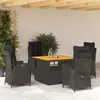 Image de vidaXL Ensemble à Manger de Jardin avec Coussins 5pcs, Table de Terrasse, Ensemble de Meubles de Patio, Mobilier 3277450