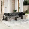 Image de vidaXL Salon de Jardin avec Coussins 8 pcs, Canapés de Terrasse, Ensemble de Meubles de Patio, Mobilier d'Extérieur, Gris 3264448