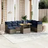 Image de vidaXL Salon de Jardin avec Coussins 9 pcs, Canapés de Terrasse, Ensemble de Meubles de Patio, Mobilier d'Extérieur, Gris 3275518