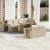 Image de Salon de jardin vidaxl resine tressee 8 personnes 11 pieces