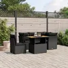 Image de vidaXL Salon de Jardin avec Coussins 5 pcs, Canapés de Terrasse, Ensemble de Meubles de Patio, Mobilier d'Extérieur, Noir 3270831