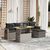 Image de vidaXL Salon de Jardin avec Coussins 6 pcs, Canapés de Terrasse, Ensemble de Meubles de Patio, Mobilier d'Extérieur, Gris 3271732