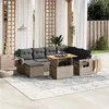 Image de vidaXL Salon de Jardin avec Coussins 8 pcs, Canapés de Terrasse, Ensemble de Meubles de Patio, Mobilier d'Extérieur, Gris 3271872