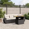 Image de vidaXL Salon de Jardin avec Coussins 5 pcs, Canapés de Terrasse, Ensemble de Meubles de Patio, Mobilier d'Extérieur, Noir 3272071