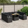 Image de vidaXL Salon de Jardin avec Coussins 11 pcs, Canapés de Terrasse, Ensemble de Meubles de Patio, Mobilier d'Extérieur, Gris 3254217