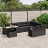 Image de vidaXL Ensemble à Manger de Jardin avec Coussins 13 pcs, Table et Chaises à Dossier Rabattable, Meubles d'Extérieur Patio 3210687