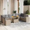Image de vidaXL Ensemble à Manger de Jardin avec Coussins 13 pcs, Table et Chaises à Dossier Rabattable, Meubles d'Extérieur Patio 3211491