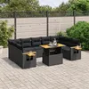 Image de vidaXL Salon de Jardin avec Coussins 11 pcs, Canapés de Terrasse, Ensemble de Meubles de Patio, Mobilier d'Extérieur, Gris 3274133