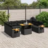 Image de vidaXL Bois de Pin Massif Salon de Jardin 8 pcs avec Coussins Mobilier de Patio Meubles d'Extérieur Mobilier de Jardin 3096269