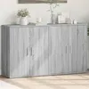 Image de vidaXL Buffets 2 pcs sonoma gris 60x31x70 cm bois d'ingénierie, armoire de rangement, meuble d'entrée, meuble d'appoint 3276544