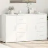 Image de vidaXL Buffets 2 pcs blanc 60x31x70 cm bois d'ingénierie 3276553