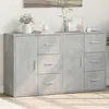 Image de vidaXL Buffets 2 pcs gris béton 60x31x70 cm bois d'ingénierie 3276556