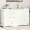 Image de vidaXL Buffets 2 pcs blanc 60x31x70 cm bois d'ingénierie, armoire de rangement, meuble d'entrée, meuble d'appoint, meuble de 3276560