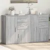 Image de vidaXL Buffets 2 pcs sonoma gris 60x31x70 cm bois d'ingénierie, armoire de rangement, meuble d'entrée, meuble d'appoint 3276565