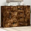 Image de vidaXL Buffets 2 pcs chêne fumé 60x31x84 cm bois d'ingénierie3276592