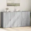 Image de Buffets 2 pcs sonoma gris 79x38x80 cm bois d ingénierie