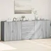 Image de Buffets 3 pcs Sonoma gris Bois d ingénierie