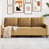 Image de Canapé à 3 places Marron 180 cm Velours