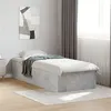 Image de vidaXL Bedframe bewerkt hout betongrijs 75x190 cm841989