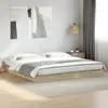 Image de Cadre de lit sans matelas chêne sonoma 180x200 cm