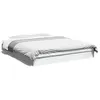 Image de Cadre de lit sans matelas blanc 160x200 cm bois d ingénierie
