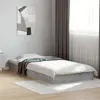 Image de vidaXL Cadre de lit gris béton 75x190 cm bois d'ingénierie, meuble de chambre à coucher, sommier, lit de palette, lit, lit 842080