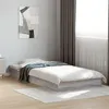 Image de vidaXL Bedframe bewerkt hout grijs sonoma eikenkleurig 75x190 cm842082