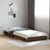 Image de vidaXL Cadre de lit chêne marron 75x190 cm bois d'ingénierie, meuble de chambre à coucher, sommier, lit de palette, lit, lit 842083