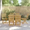 Image de Chaises pliables de jardin lot de 6 43x54x88 cm bambou