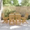 Image de Salon de jardin Vidaxl bambou 8 pieces