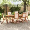 Image de vidaXL 7-delige Tuinset massief acaciahout en textileen3279276