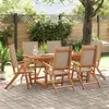 Image de vidaXL 7-delige Tuinset massief acaciahout en textileen3279325