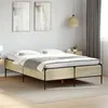 Image de vidaXL Bedframe bewerkt hout metaal sonoma eikenkleurig 120x190 cm3279818