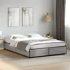 Image de vidaXL Bedframe bewerkt hout metaal grijs sonoma eiken 135x190 cm3279860