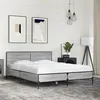 Image de vidaXL Bedframe bewerkt hout metaal grijs sonoma eiken 140x200 cm3280000