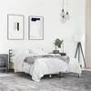 Image de vidaXL Bedframe bewerkt hout metaal sonoma eikenkleurig 120x200 cm3280038