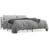 Image de vidaXL Bedframe bewerkt hout metaal sonoma eikenkleurig 200x200 cm3280063