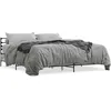 Image de vidaXL Bedframe bewerkt hout metaal grijs sonoma eiken 200x200 cm3280065